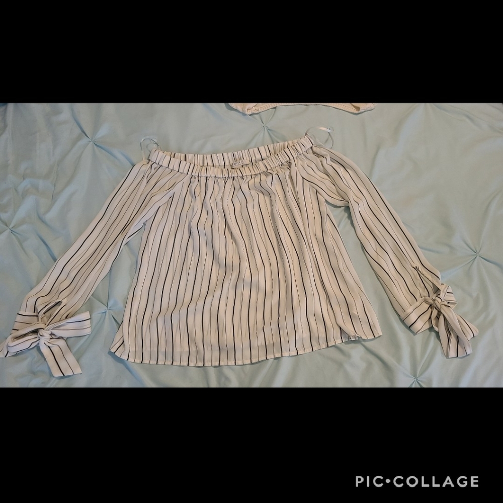 Forever 21 Long sleeve, off the shoulder Blouse